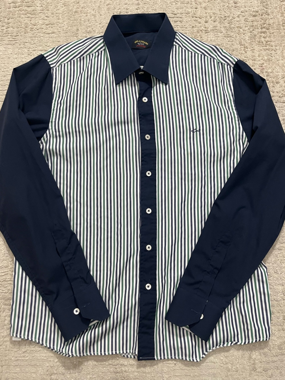 Paul & Shark Cotton Striped Button Down Shirt